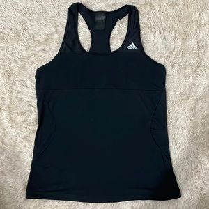 Black adidas running Tank
